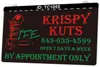 TC1055 Life Krispy Kuts By Appointment Only Lichtschild, zweifarbig, 3D-Gravur