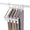 vanzlife multi-layers stainless steel pants hangers home retractable wardrobe pants storage racks 210318