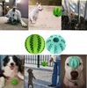 Dog Teething Toys Balls Durable Dogs IQ Puzzle Chew for Puppy Small Large Doggy Teeth Cleaning Chewing Playing Treat Dispensing 7cm 5Colors Blue