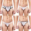 Underpants homens underwear cuecas thongs jockstrap laço padrão deslizamento homme calcinha cuecas string ropa interior hombre biquíni tanga