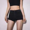 Korean Jeans Mini High Waisted Shorts Women Blue Black Cute Sexy Denim Feminino Short Mujer Summer 210719