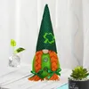 Aziz Patrick Günü Parti Dekorasyon İrlanda Yeşil Yüzsüz Bebek Dekorasyon Tatil Süsler Hediye Erkek Kız LLA10774
