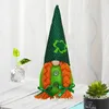 St. Patrick's Day Party Decoration Irish Green Faceless Doll Decoration Holiday Ornaments Gift Boys Girls LLA10774