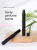 300pcs/lot Factory Wholesale Price 10ml Frosted Black Glass Perfume Spray Bottle Refillable Empty Portable Travel Vial