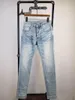 Mäns Jeans Men Sträckt Skinny Lt Blue Jeans1