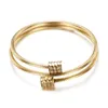 Trendy Stainless Steel Snake Bone Elasticity Open Cuff Bangles Bracelets For Women Charm Jewelry Gift Bangle