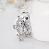 Crystal Octopus Broches Meisjes Rhinestones Mode-sieraden voor Broche Pins Animal