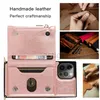 Handmade PU leather phone cases for iphone 12 11ProMax X/XS XR XSMAX 8 7 6 SE2020 Samsung S21 PLUS S20 ULTRA Note20 zipper wallet style multi-function drop-proof high-end