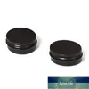 50 stks Frosted Black Aluminium Jar 5G 10G 15G lege lip olie cosmetische oogcrème fles hervulbare batom lotion tin container fabriek prijs expert ontwerp kwaliteit. Laatste