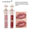 Handaiyan Lip Gloss Nude Liquid Lipstick Shimmer Glossy Mirror Lip Tint Cosmetic Moisturizing Waterproof Long Lasting