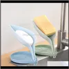 Soap Aessories Bath Home & Gardensoap Holder Sink Sponge Drain Box Creative Suction Cup Storage Rack Cleaning Brush Case Bathroom Supplies Di