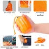 Compact Bivy Sack Emergency Survival Sleeping Bag Portable Waterproof Reusable Thermal Sleeping Bags Mylar Survival Blanket