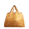 Storage Bags Floral Printed Eco Shopping Bag Fashion Printing Foldable Reusable Tote Folding Pouch Convenient Large-capacity