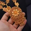 Wando 24K Vintage Afraic Gold Farbe Großes Schmuck-Set Für Frauen Afrikanische Braut Hochzeit Geschenke Mode Schmuck Beste Geschenk h1022