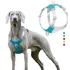 Pet Dog Harness Adjustable Reflective Dog Chest Strap Vest For Small Medium Large Dogs Outdoor Training Protective Dog Harness 210729