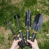 Ferramentas de jardinagem de jardinagem engrossada e vegetais levantando ferramentas de rake pá de dupla propósito enxada de pênis 4 pcs / set T10i130