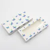 Wholesale 3D mink lash paper eyelash packaging box lashes boxes Marble Design for 10mm- 25mm mink eyelashes case free DHL