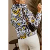 Moletons femininos moletons moletons femininos com capuz de mangas compridas camiseta floral casual novo casaco de casaco 2021 Pullover de outono e inverno