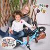 Totem 12/14/16/18 pouces enfants vélo autocollants bricolage pour garçons filles, vélo pour enfants avec roue d'entraînement (12, 14, 16 pouces disponibles)