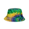 25 Stilleri Kravat Boya Kova Şapka Kapaklar Unisex Degrade Sunhat Düz Üst Moda Açık Hip-Hop Kap Çocuklar Plaj Güneş Şapkaları M3494