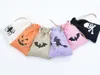 Burlap Bags Jute Drawstrings Candy Pouch Gift Wrap Halloween Treat Bag with Different Designs Party Decoration colorful2517522