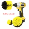 Power Scrubber Brush for Bathroom Toilet Surfaces Tub Shower Tile Grout Cordless Scrub Drill Cleaning Kit 210423