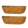 Planters Potten 1/2/3 / PCS Opknoping Mand Coconuts Fiber Planter Inserts Vervangende voering voor bloempot