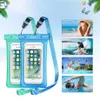 Amerikaanse voorraad 2 Pack Floweerbare Waterdichte gevallen Dry Bag Mobiele Pouch voor iPhone X / 8/8 Plus / 7/7 Plus Google Pixel LG Samsung Galaxy en A28 A51