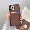 Vogue skórzane etui na telefony komórkowe dla iPhone 13 13pro 12 mini 12pro 11 pro 11pro x xs max xr 8 7 8plus 7plus etui na karty premium etui odporne na wstrząsy