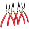 4Pcs/Set Portable 7" Internal External Pliers Retaining Clips Multifunctional Snap Ring Circlip Pliers For Hand Tool 211110