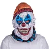 Lustige Clown Gesicht Tanz Cosplay Maske Latex Party Maske Kostüme Requisiten Halloween Terror Maske Männer gruselige MaskenZC524