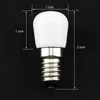 Mini E14 LED-lampa 2W AC 220V LED-lampa för kylskåp kristall ljuskronor belysning vit varmvit röd blå grön