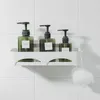 KLX High quality bathroom Vacuum Strong Suction cup shelf Kitchen Punch free No trace Spice rack home Storage makeup organizer 210705