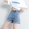 Pantaloncini da donna 2021 Spring Women Femenino Bodycon Jean Girl Student Jeans Cintura Skinny Denim