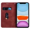 Magnetische lederen hoesjes voor Samsung Galaxy S10 S20 Ultra iPhone 12 PRO XS MAX XR 7 8 Plus Luxe Portemonnee Flip Kaarthouder Stand Telefoon Tas