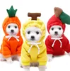 Odzież dla psów zimowy sweter z kapturem pluszowy płaszcz świąteczny renifery kostiumowe szczeniąt dla psa ubranie 2PCS HH21-828