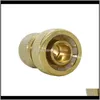 Watering Equipments Supplies Patio, Lawn Home & Garden3/4" Quick Brass Waterstop Connector Garden Tap Drip Irrigation 20Mm Hose Copper Adapte