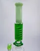 Vintage Puslar Premium Glass Bong Water HOOKAH Pipe New FREEZABLE Glycerin coil Quality Smoking Burner With Bowl can put customer logo