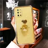 Bling Glitter Ring Holder Soft Cases For One Plus 8T Phone Case For One Plus 8 Pro N100 Nord N10 Love Heart Bumper Cover