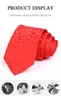 2020 Brand Groom Luxury Wedding Party High Quality 7cm Red S för män Business Work Slips Fashion Formal Neck Slips