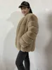 faux Fur Autumn Winter Fur Coat Women Clothes High Quality overcoat Plus Size Thicken Warm Long Coats Female 210910