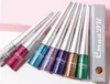 Cmaadu 16 Color Glitter Liquidyiner lantejoulas de lantejoulas fáceis de usar longa duração de olhos secos e secos maquiagem