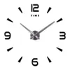 Grote Wall Clock Quartz 3D DIY Grote Decoratieve Keuken Acryl Spiegel Stickers Oversize Letter Home Decor