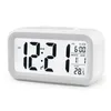 Newplastic Mute Budzik LCD Inteligentny Zegar Temperatura Cute Photography Wedside Digital Alarm Clock Snooze Nightlight Kalendarz RRF11363
