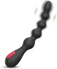 NXY Anal Toys Beads Vibrator Butt Plug Rechargeable Pull Bead with 9 Modes Anus Training Sex Toy Prostate Stimulator for Men Women Couple 1203