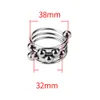 コックスライドメタルスチールボールペニスリング遅延射精glans刺激陰嚢精巣拘束メンズセックス玩具