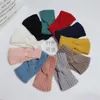 2021 Winter Ear Warmer Headbands Women Fashion Elastic Wool Knitted Headband Head Wrap Hairband Girls Elegant Hair Band Accessories