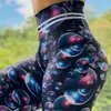 Chegada mulheres leggings treino para executar cintura alta esporte legging Calças de impressão digital esticar calças de fitness plus tamanho 211204