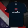 Thaïlande hommes t-shirts 2019 footballes maillot nation équipe coton t-shirt réunion fitness marque vêtements tee drapeaux de pays thaïlandais TH X0621