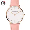 Drop Japan Quartz Movement Analog Fashion Casual Watches Nylon Strap Wrist Watches Brand Waterproof Wristwatch For Women 210527